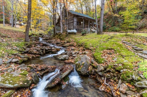 Cascading Creek Cabin Casa in Qualla