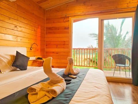 Bed, Natural landscape, View (from property/room), Balcony/Terrace, Bedroom