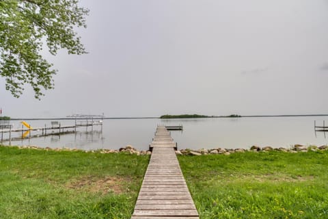 Breezy Point Escape with Views, Dock and Fire Pit! House in Breezy Point