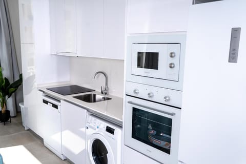 Kitchen or kitchenette, minibar, pet friendly, stove, washing machine