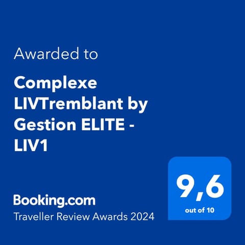 Complexe LIVTremblant by Gestion ELITE - LIV1 Apartment in Mont-Tremblant