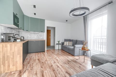 Kitchen or kitchenette, Living room, Seating area