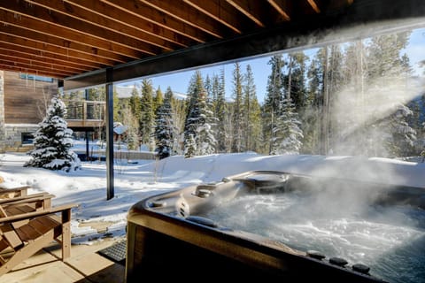 Day, Natural landscape, Winter, Hot Tub