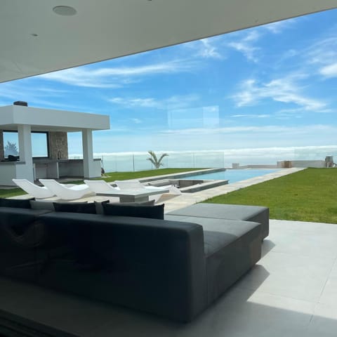 Patio, Day, Natural landscape, View (from property/room), Balcony/Terrace, Balcony/Terrace, Garden view, Pool view, Sea view, Swimming pool, sunbed