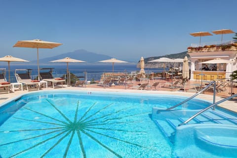 Summer, Solarium, Balcony/Terrace, Lounge or bar, Sea view, Swimming pool, sunbed