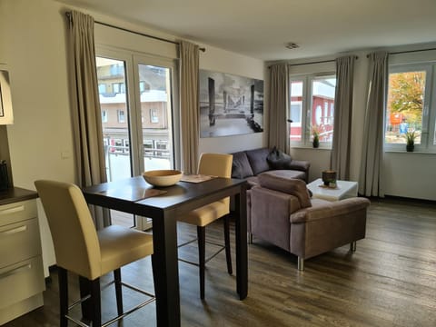 Living room, Seating area, Dining area