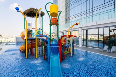 Children play ground, Aqua park, Kids's club, Swimming pool, children