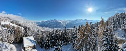 Day, Natural landscape, Winter, Mountain view