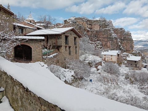 Nearby landmark, Winter, Mountain view