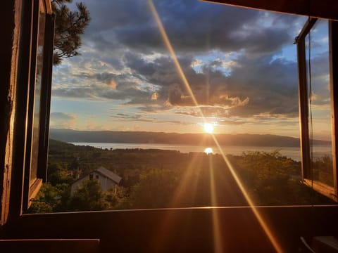 Natural landscape, Lake view, Sunset