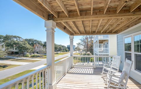 Beautiful Home with a Partial Ocean View & Reverse Floor Plan. Carolina in my Mind House in Oak Island