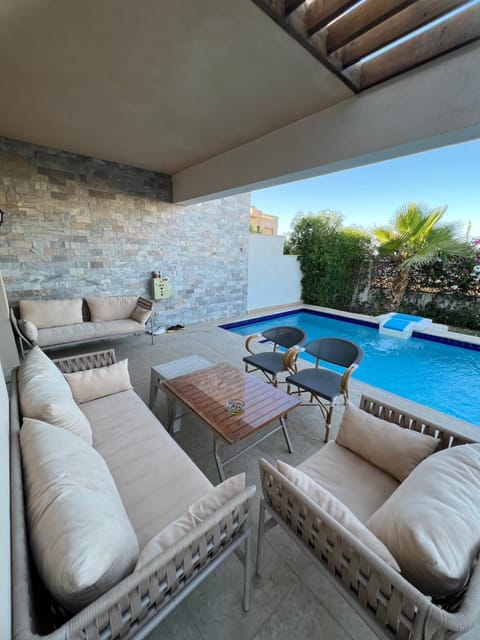 Seating area, Pool view, Swimming pool