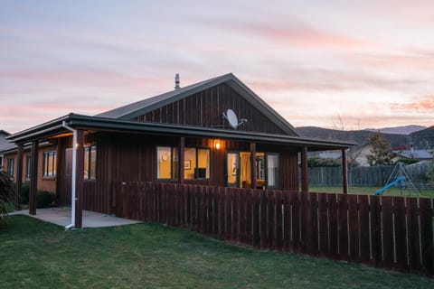 Property building, Natural landscape, Garden view, Sunset