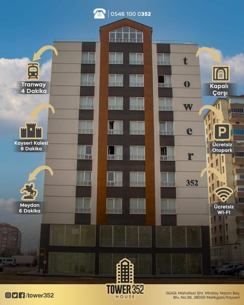 Tower352 Apartment hotel in Kayseri