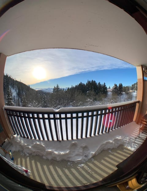 Day, Natural landscape, Winter, View (from property/room), Balcony/Terrace, Mountain view