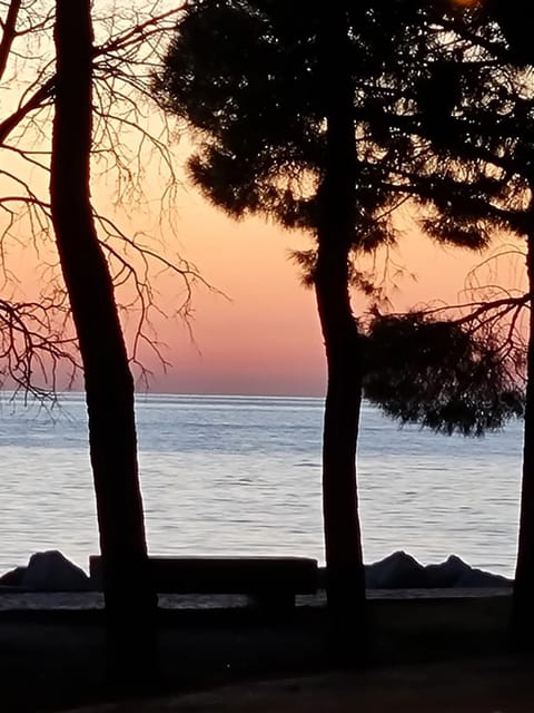 Natural landscape, Sea view, Sunset