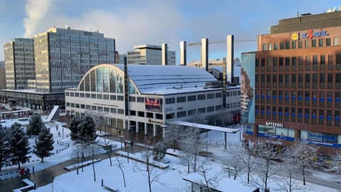 Nearby landmark, Neighbourhood, Winter, City view, Street view