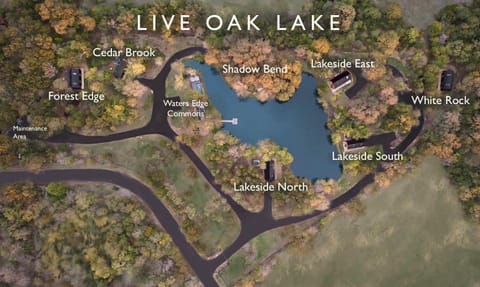 Lakeside South at Live Oak Lake Chalet in Waco