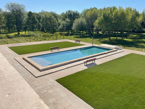 Natural landscape, Garden, Garden view, Swimming pool