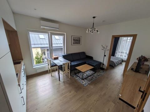 Living room, Seating area, air conditioner