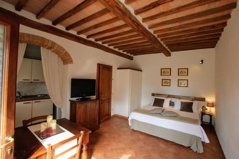 Bed, Kitchen or kitchenette, Living room, Seating area, Dining area, Bedroom