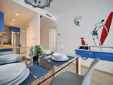 Living room, Seating area, Dining area