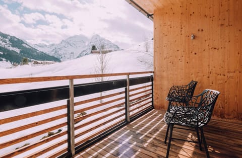 Day, Natural landscape, Winter, View (from property/room), Balcony/Terrace, Seating area, Mountain view