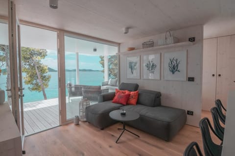 Natural landscape, Living room, Seating area, Sea view