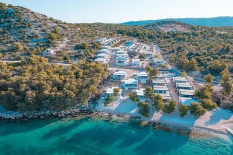 Property building, Natural landscape, Bird's eye view, Beach