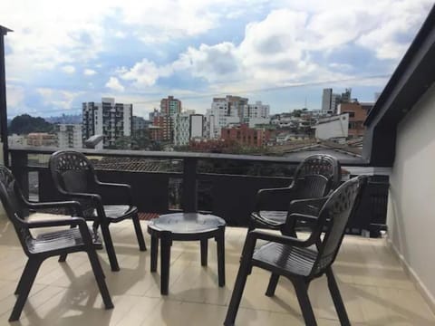 Balcony/Terrace, Living room, City view