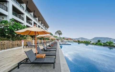 View (from property/room), Pool view, Sea view, Swimming pool