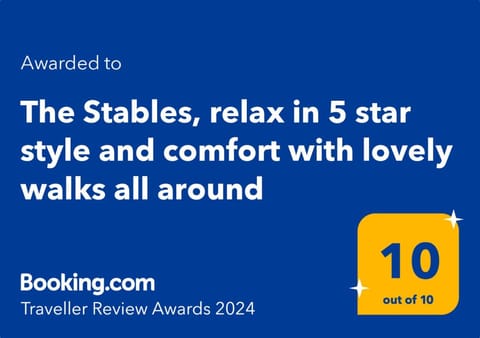 The Stables, relax in 5 star style and comfort with lovely walks all around House in Babergh District