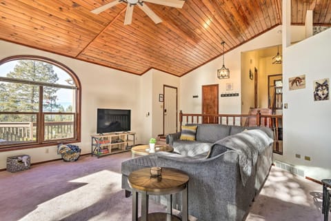 Woodland Park Hideaway with Mtn Views and Hot Tub House in Woodland Park