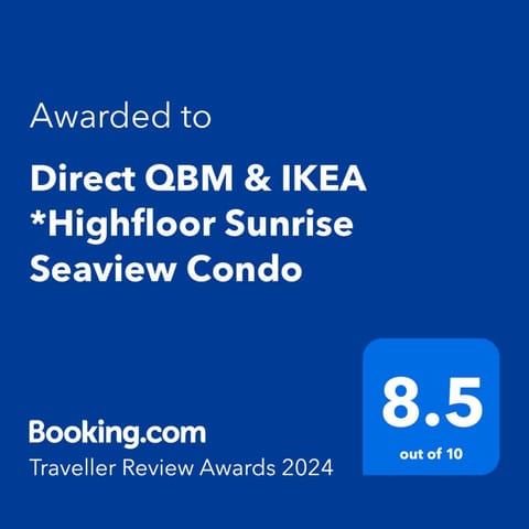 Direct QBM & IKEA *Highfloor Sunrise Seaview Condo Copropriété in Bayan Lepas