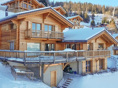 Property building, Winter, View (from property/room), Balcony/Terrace, Mountain view