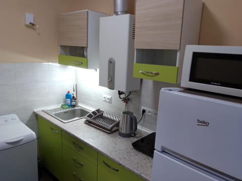 Coffee/tea facilities, Kitchen or kitchenette, minibar, washing machine