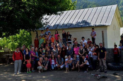 children, group of guests, Family