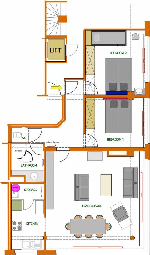Rapallo Apartment in Middelkerke