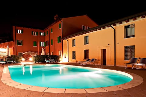 Property building, Swimming pool, Swimming pool, Sunset