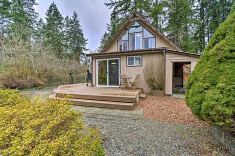 Coastal Cabin with Puget Sound and Rainier Views! House in Allyn-Grapeview