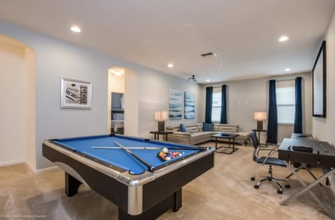 Billiard, Game Room, Living room, Seating area