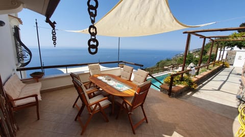 Villa Sunrise. Pool and seaview in Amalfi Coast Villa in Conca dei Marini