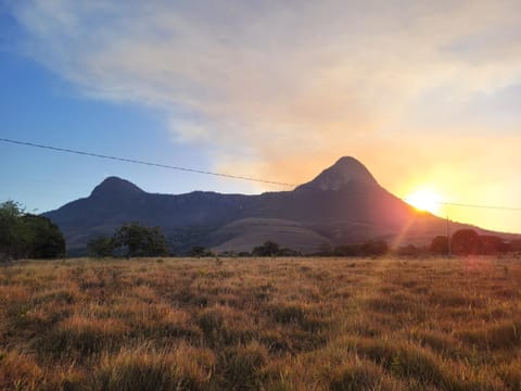 Natural landscape, Mountain view, Sunset