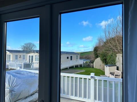 Mollys Retreat pet friendly three bed caravan with small garden Newquay Bay Resort Quieter area of park House in Newquay