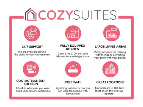 CozySuites Stunning 2BR penthouse Skyline view Condo in Saint Louis
