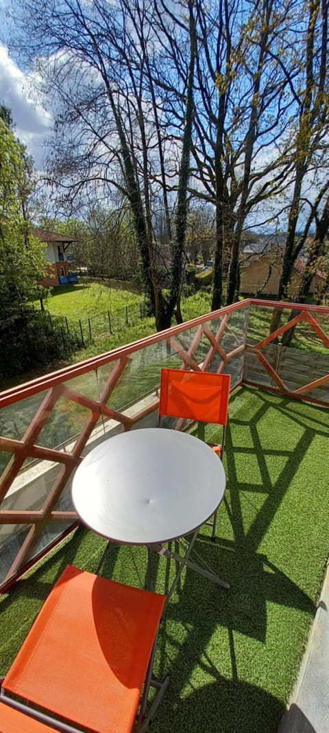 Le petit Park-studio-terrasse- piscine-WIFI FIBRE Condo in Pau