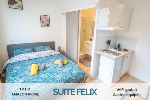 KASA Suite - Studio tout équipé et Cosy Condo in Cambrai