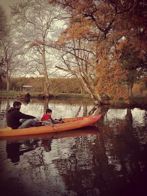 Canoeing, Lake view, children