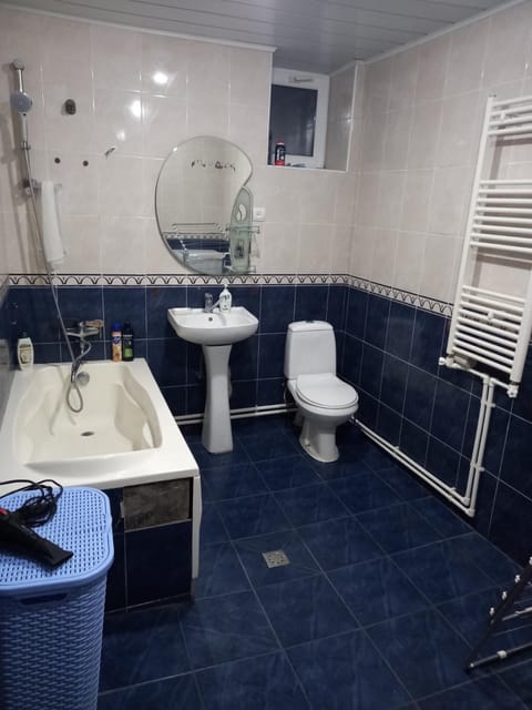 Shower, Toilet, Bathroom, bidet, towels, Internal: Not applicable to any particular room