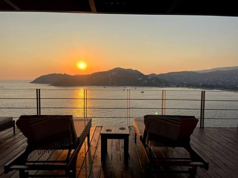 Balcony/Terrace, Sea view, Sunset